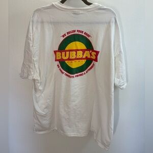 Bubba’s World Famous Hamburgers Kauai White T-shirt XXL
